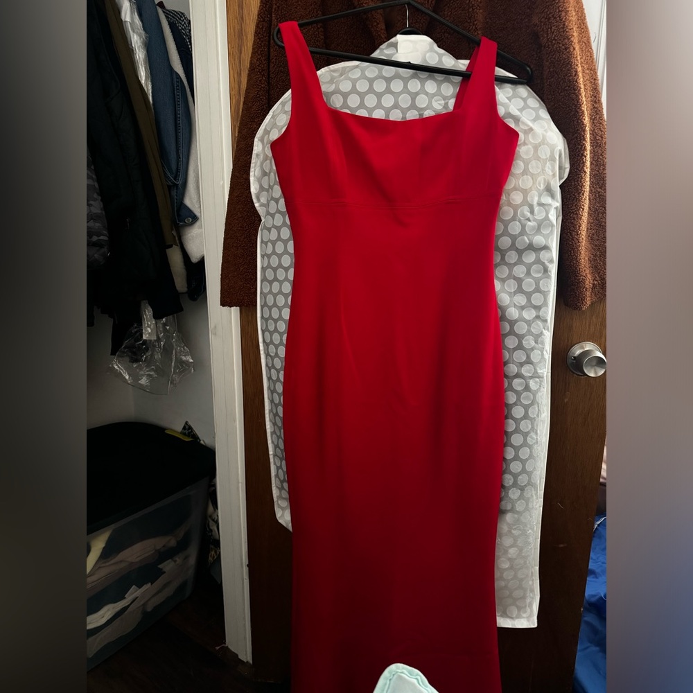 Laundry Red Mermaid Gown